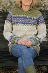 Elgin Sweater Olive - Large