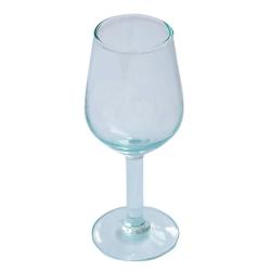 Wine glasses recycled glass, 18cm height, set of 2
