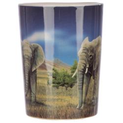 Ceramic Mug with Elephant Shaped Handle