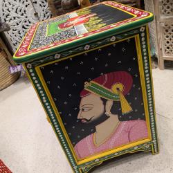 Hand Painted Wooden Cabinet 50 x 40 x 57cm