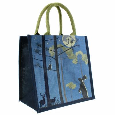 Jute shopping bag, moonlight