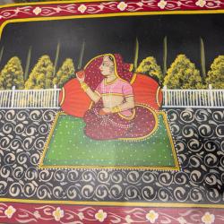 Hand Painted Wooden Cabinet 50 x 40 x 57cm