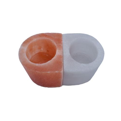 Himalayan salt t-lite holder double, yin yang **