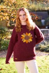 Sunflower Sweater Burgundy Large UK Size 16-18