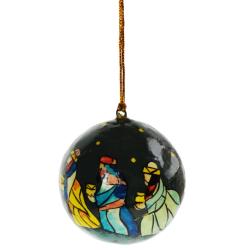 Hanging bauble, Three Wise Men, papier maché