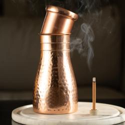 Copper pitcher, Flower of Life, 1 litre