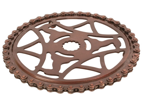 Bike chain cog trivet