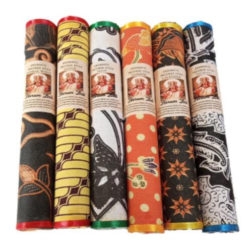 Incense in Batik Tube Sandalwood 3.5x25cm