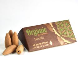 Organic Goodness Vanilla 12 Back-Flow Incense Cones