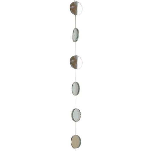 Hanging Mobile, Recycled Glass, 5cm Circles, 80cm length