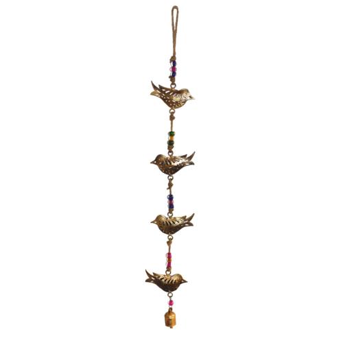 Chime 4 birds, recycled metal