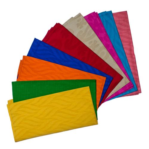 Single reusable cotton gift wrap, colours vary, plain