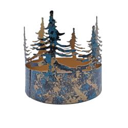 T-lite Holder Metal Die Cut, Tree Design 9cm height