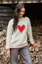 Heart Sweater - Medium