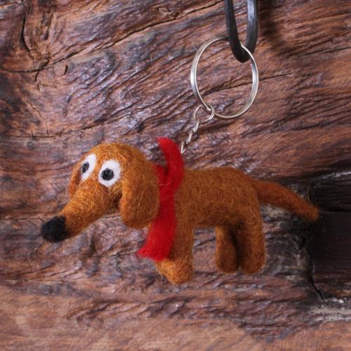 Steven The Sausage Dog Keyring