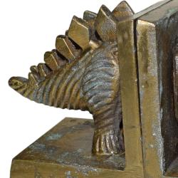Stegosaurus Dinosaur metal bookends 10 x 7 x 10cm