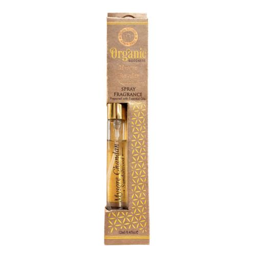 Fragrance spray, Organic Goodness, Mysore Chandan Sandalwood 12ml