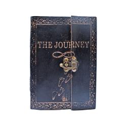 Leather Bound Notebook / Journal, The Journey, 13 x 8 x 3cm