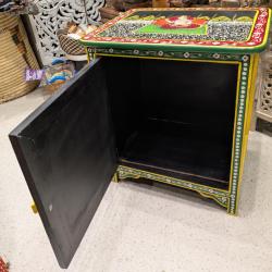 Hand Painted Wooden Cabinet 50 x 40 x 57cm