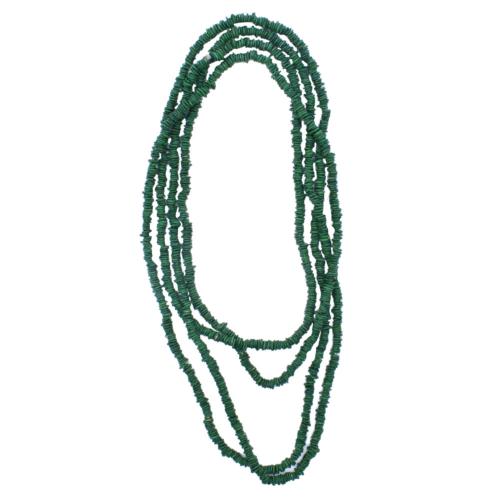 Necklace, Marocoto Seeds Green 175cm