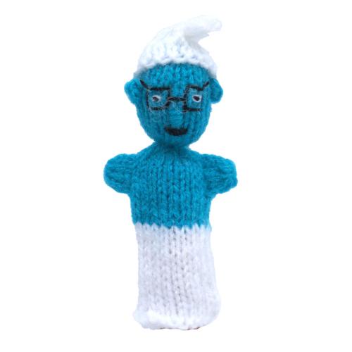 Finger Puppet Philosopher Smurf