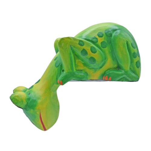 Wooden Shelf Display Ornament Frog 15 x 8 x 6cm