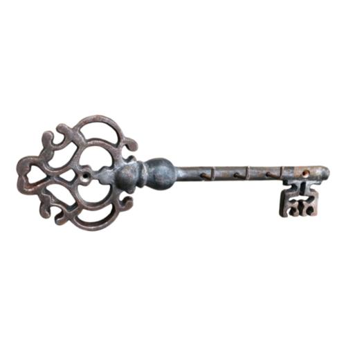 Coat Hanger with 3 Hooks Retro Recycled Large Key