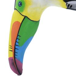 Wooden Shelf Display Ornament Toucan 23 x 11 x 6cm